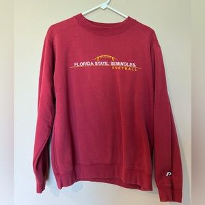 Vintage Pro Player FSU Football Crew Neck Sweatshirt • Size Medium